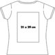 Baumwoll-T-Shirt fr Damen mit kurzem Arm.