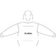 Hoodie aus Stoff fr Herren mit Kapuze und Kngurutasche.