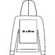 Baumwoll-Kapuzenpullover fr Damen mit Kngurutasche.