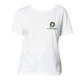 Weisses Baumwoll-T-Shirt f�r Damen.