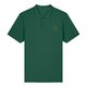 Gr�nes Polo-Shirt aus Baumwolle f�r Herren mit kurzen �rmeln.