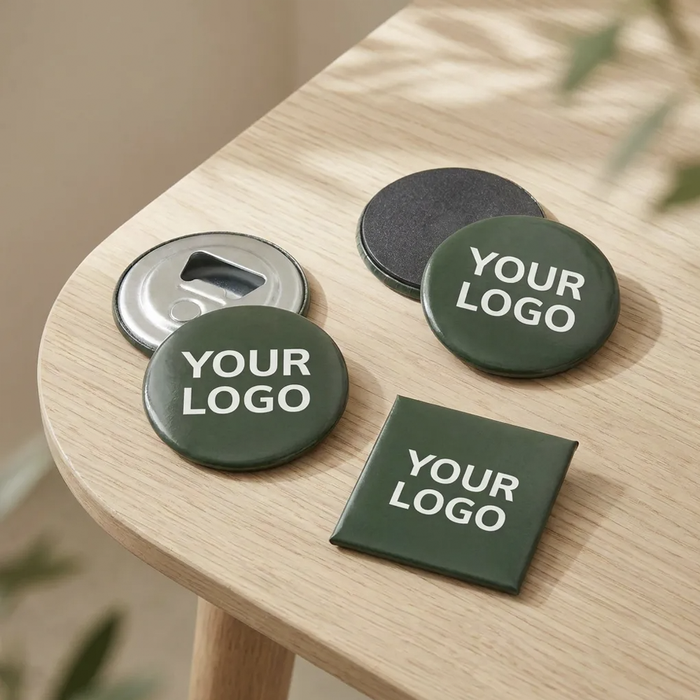 Bild Runde Buttons mit unterschiedlichen Motiven