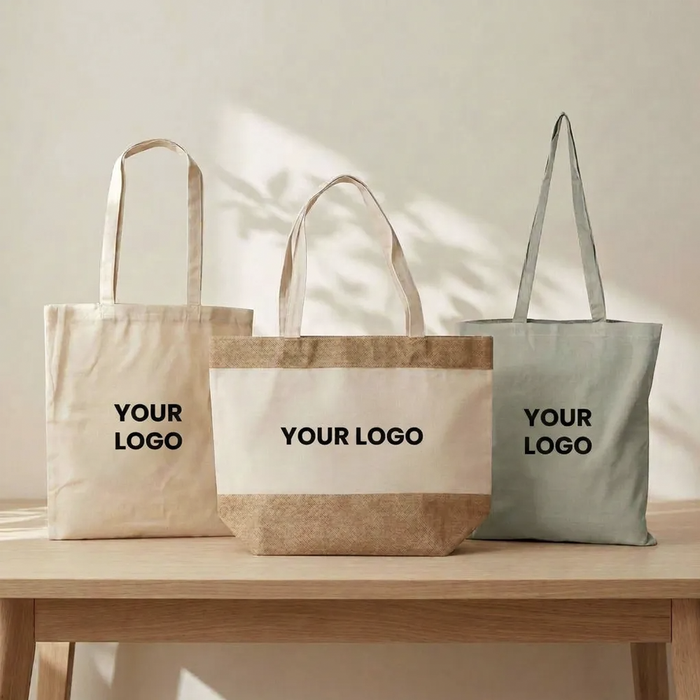 Bild Baumwolltasche Manacor mit aufgedrucktem Logo