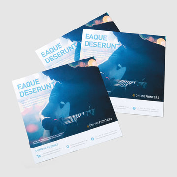 Flyer Einseitig A6 Quadrat Drucken Onlineprinters